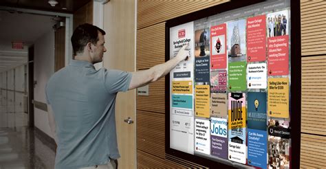 digital bulletin board for employees.